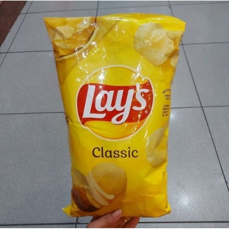 

lay's potato chips classic 184,2g keripik kentang cemilan krispi