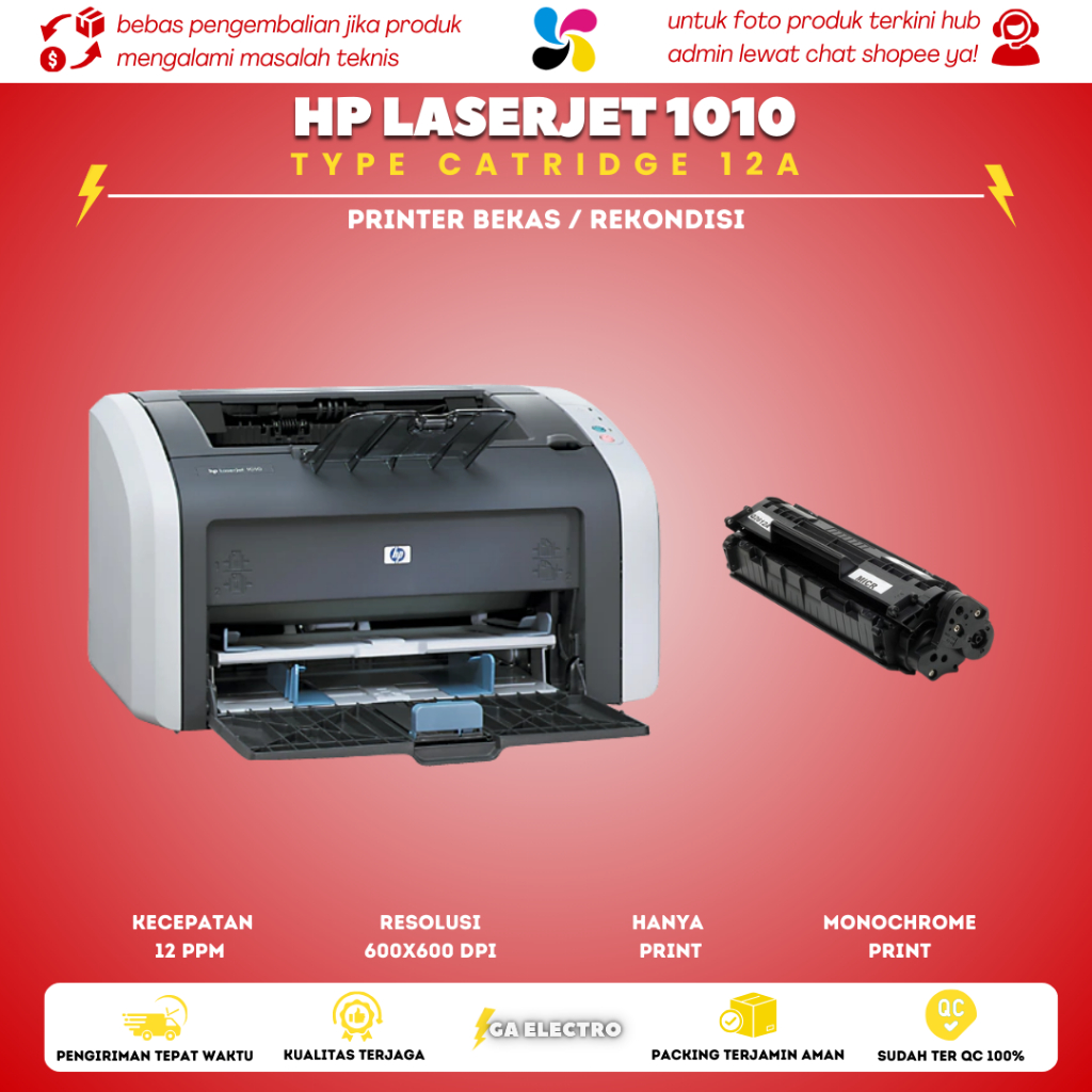 Printer Hp Laserjet 1010 | murah berkualitas
