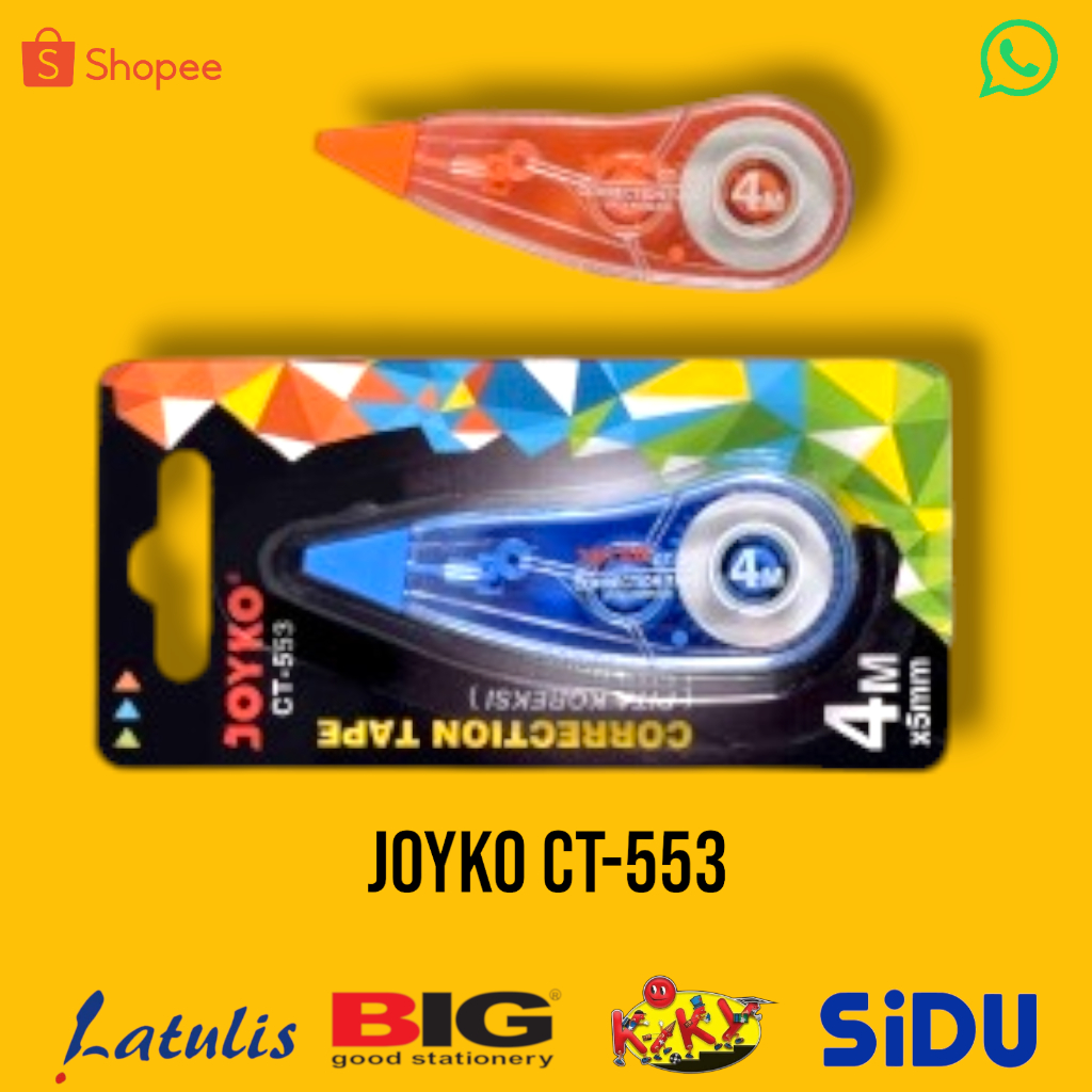 Correction Tape / Pita Koreksi Joyko CT-553