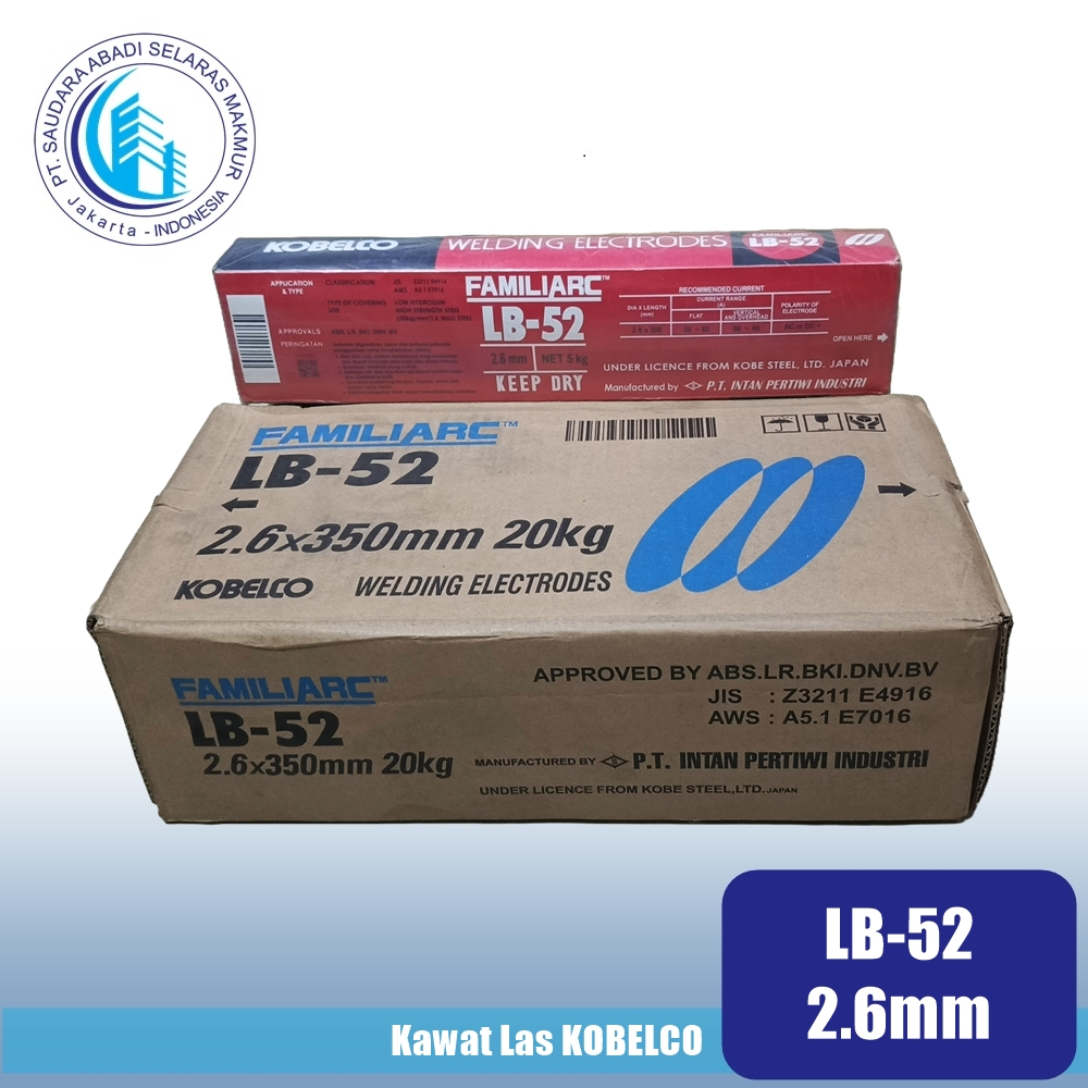 kawat las kobelco lb52 | lb-52 | familiarc