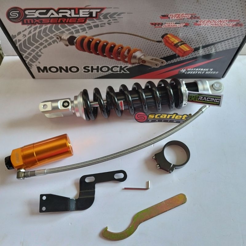 SHOCK TABUNG SCARLET BELAKANG KLX 150 / CRF