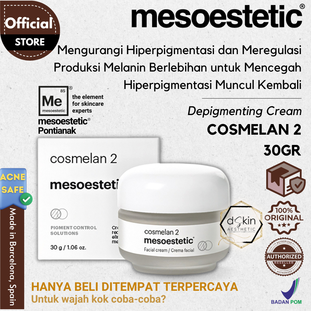 

MESOESTETIC Cosmelan 2 30gr (ORI dan BERSEGEL) | Cosmelan | Made in Barcelona, Spain