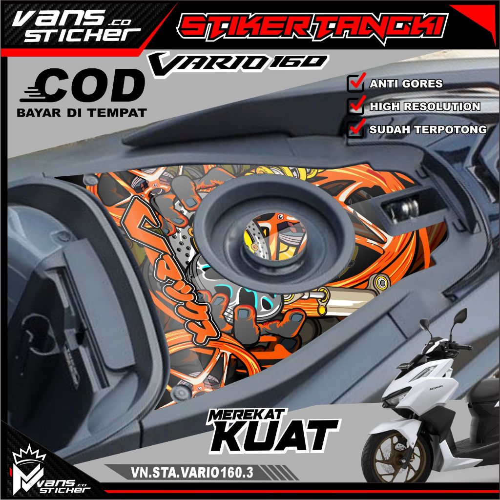Stiker Tangki VARIO 160 Stiker - Variasi Tangki bensin VARIO 160