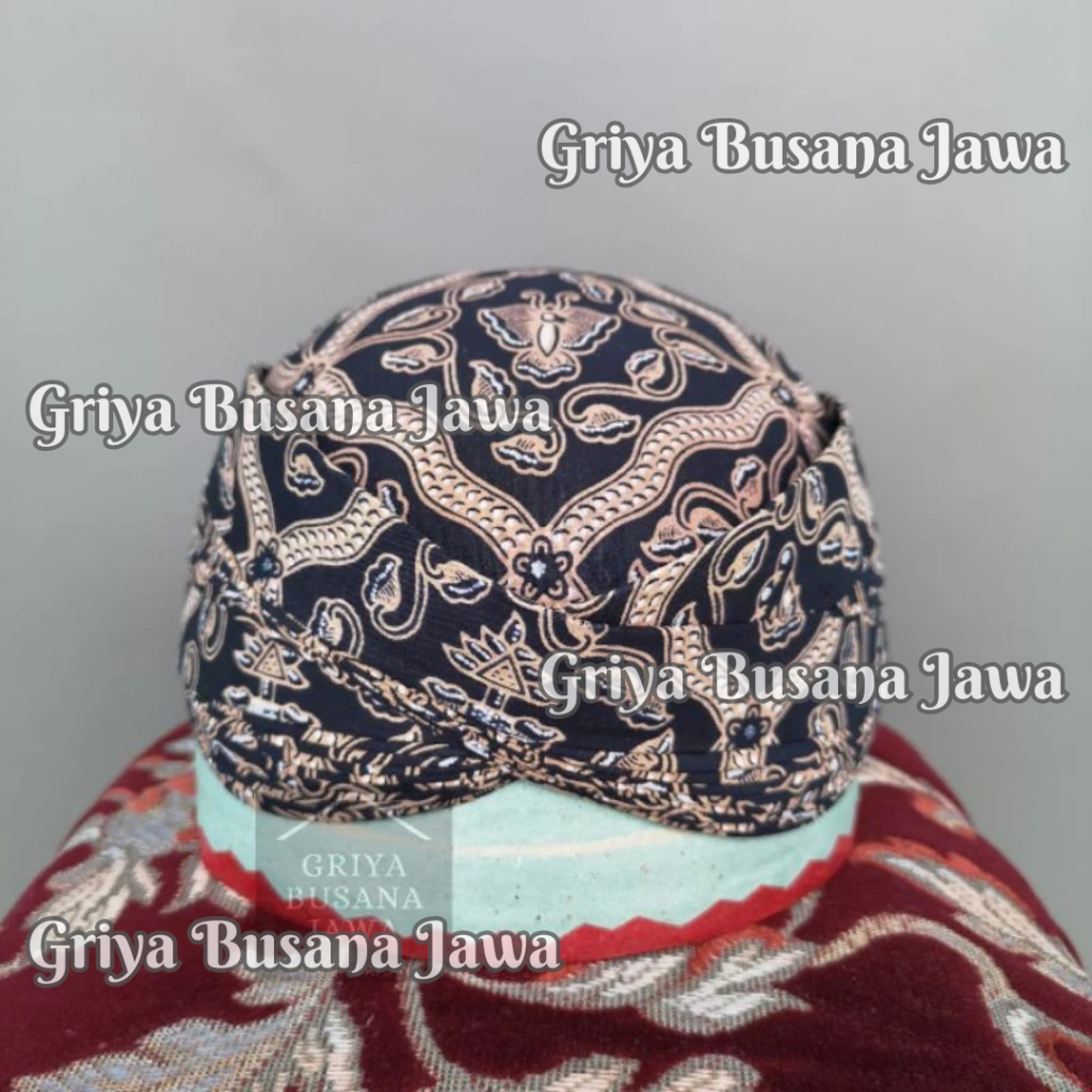 Blangkon Solo Perbawan Alusan Batik Lawasan