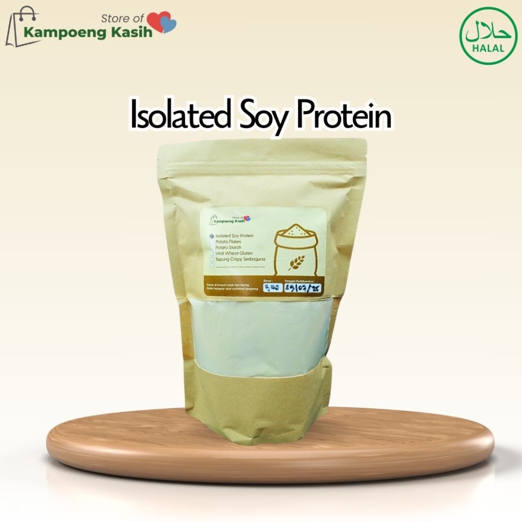 

Isolated Soy Protein / Pengenyal, Penstabil, Pengikat Lemak Bakso , Sosis