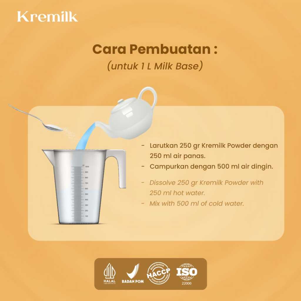 

IO Kremilk Milk Base Powder Untuk Kopi Susu Dan Minuman Creamy 1gr