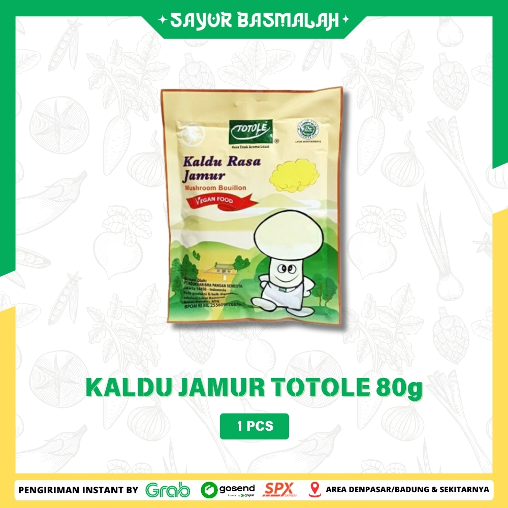 

Kaldu Jamur Totole 80g 1pcs - Sayur Basmalah