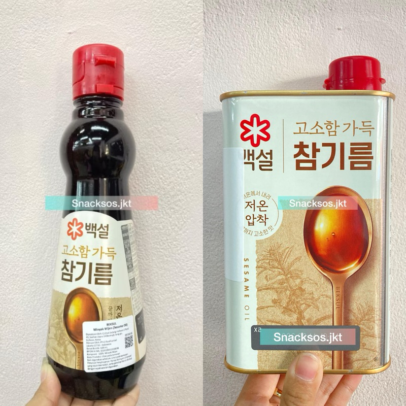 

BEKSUL 100% MINYAK WIJEN SESAME OIL KOREA