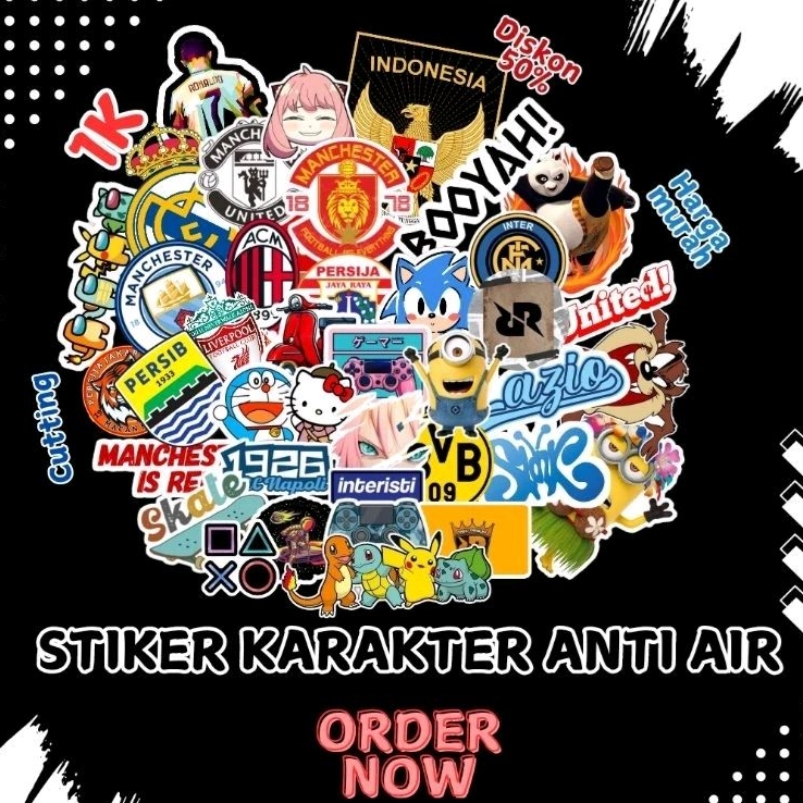 

COD STIKER (100 PCS) MOTIF TERBARU ANTI AIR / PANAS / STIKER HELEM / KACA / KULKAS / MOTOR / CASING STIKER MULTI FUNGSI