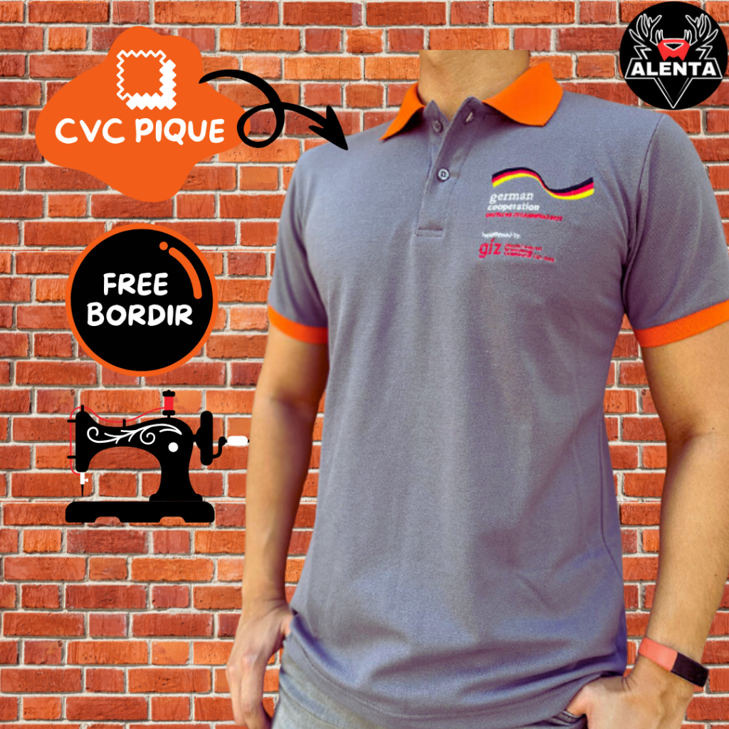 Kaos Polo CVC Pria/Wanita | Kaos Lacos CVC | Kaos Wangki Formal Kantor