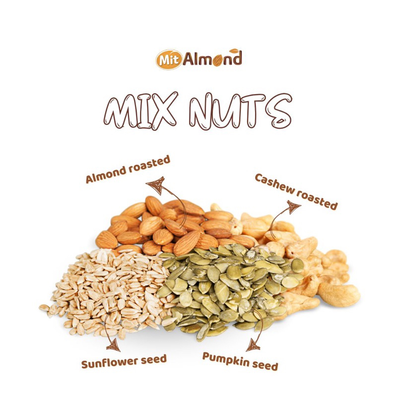 

MIX NUTS 200gr | Cemilan Healthy