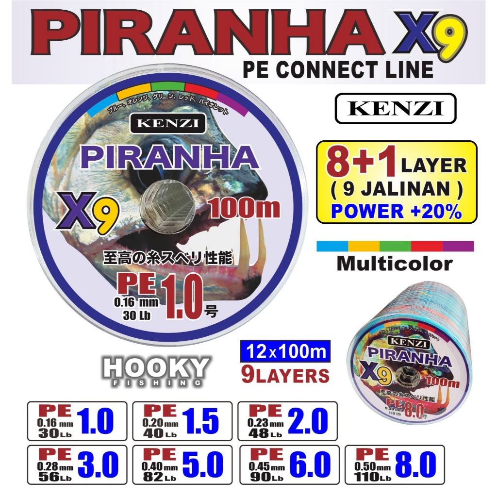 PE PIRANHA KENZI X 9