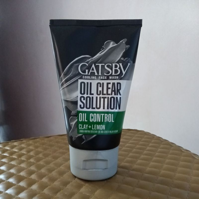 Gatsby Cooling Face Wash Oil Clear Solution Oil Control Clay + Lemon 100 g