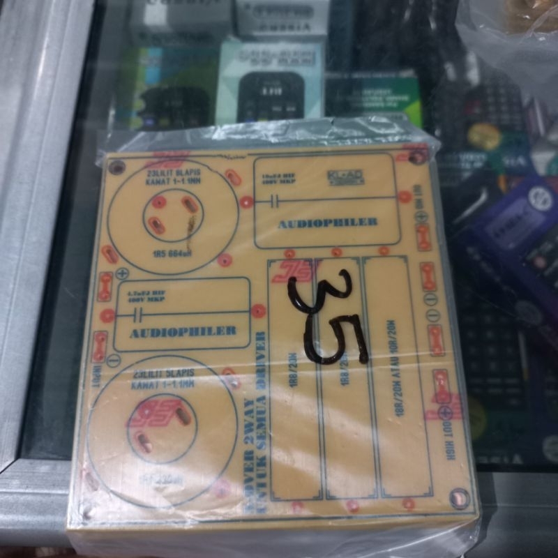 Pcb crossover pasif 2 way balap