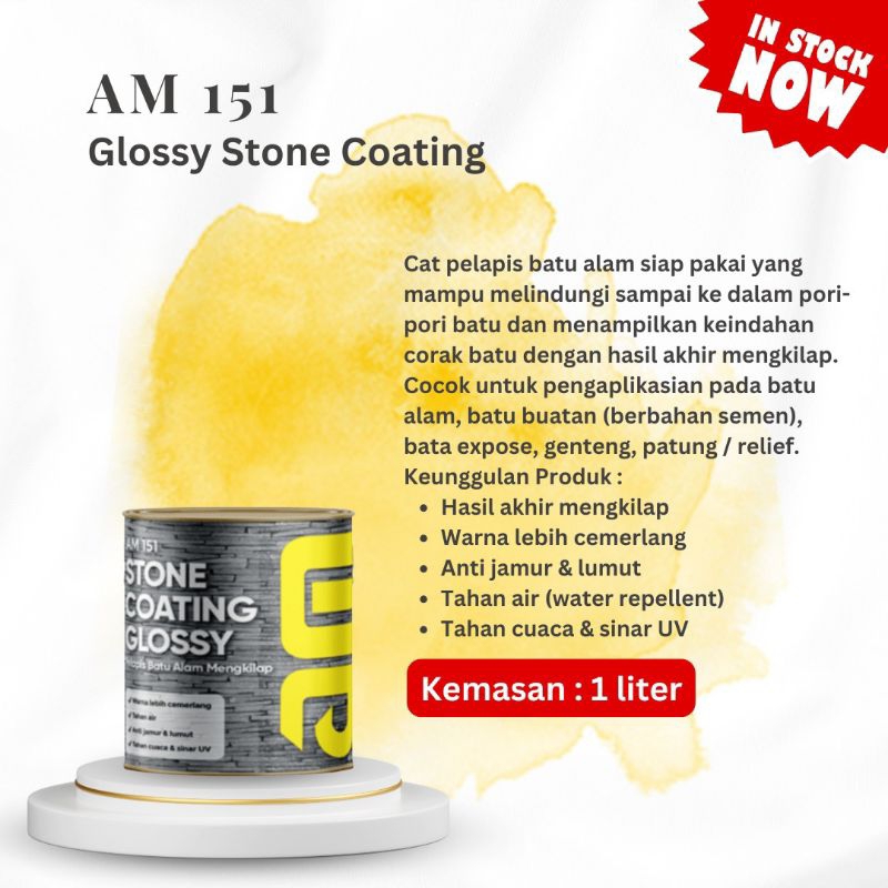 AM 151 GLOSSY STONE COATING