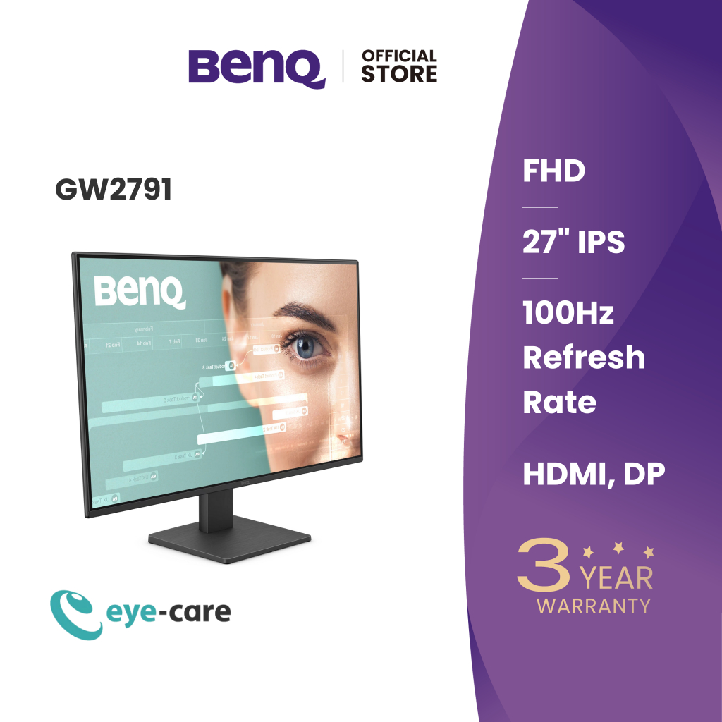 BenQ GW2791 - Monitor 27 Inci IPS FHD 1080p 100Hz