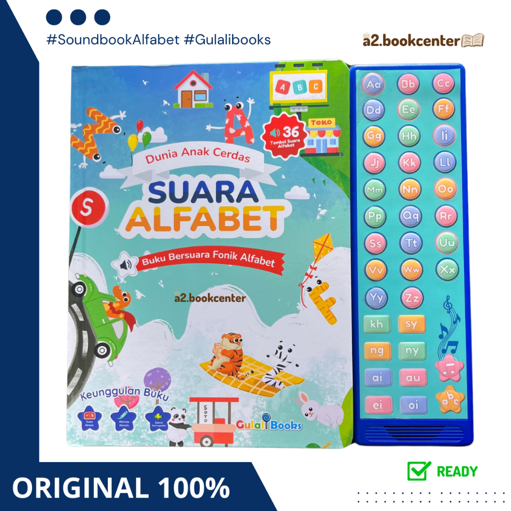 [ABC] READY - Soundbook Suara Alfabet & Suara Hijaiyahku Gulalibooks