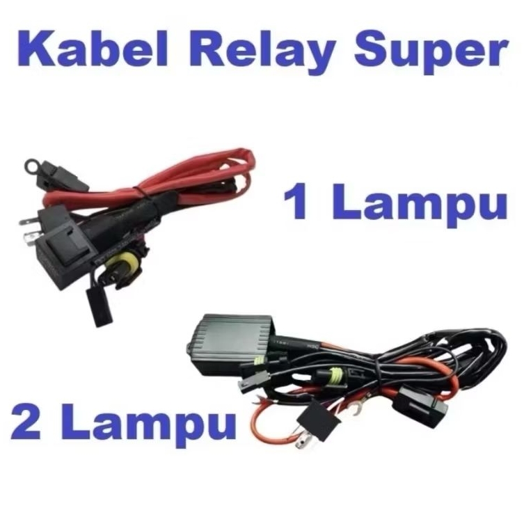 ORIGINILA KABEL RELAY BILED MOBIL RELAY SUPER 2 BILED|KABEL RELAY HID MOBIL KABEL 2 LAMPU