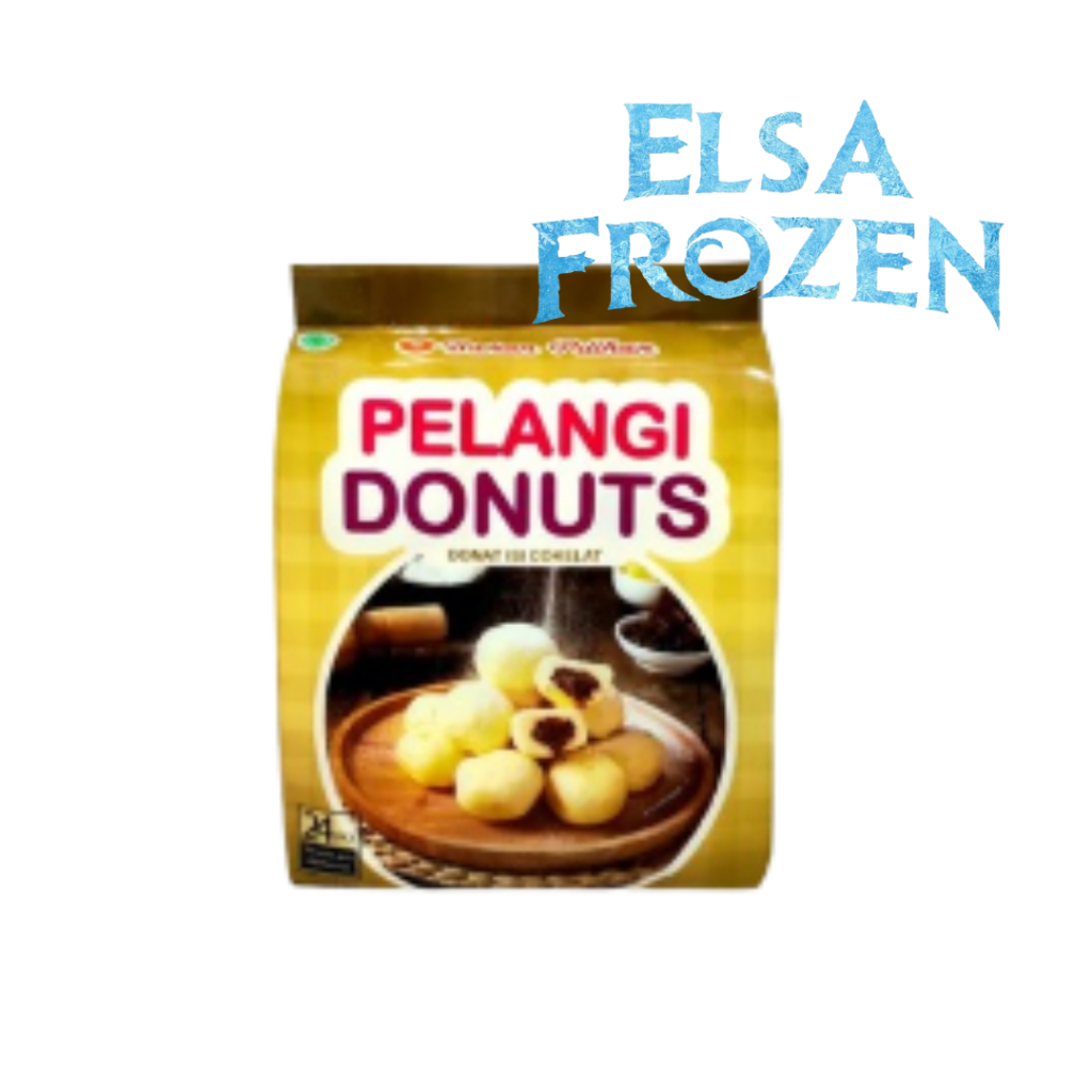 

DONUTS PELANGI RASA COKLAT 480GR ISI 24PCS / DONAT FROZEN FOOD ISI 24