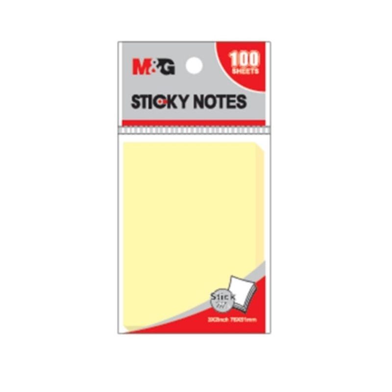 

STICKY NOTES YS-66 76mmx51mm M&G / MEMO TEMPEL 100 SHEET M&G 3x2 inch/ STICK NOTE YS-66