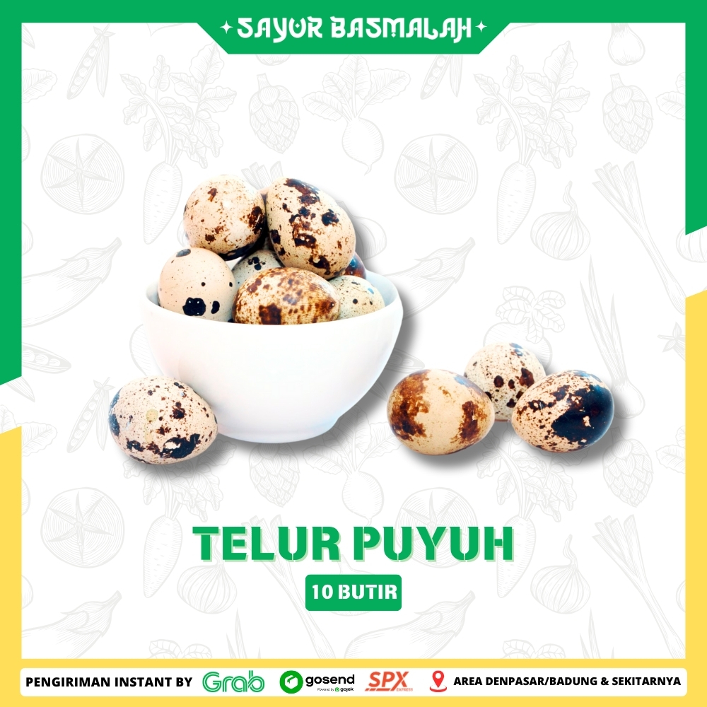 

Telur Puyuh Per 10 Butir - Sayur Basmalah