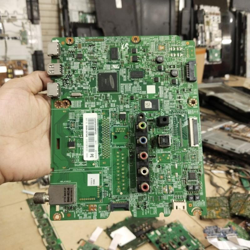 mb tv samsung UA50F5000AM UA50F5000 power supply regulator mesin tv led
