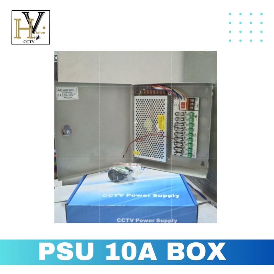 PSU 10A 12V BOX CCTV