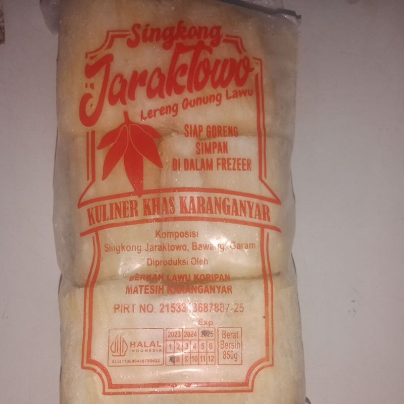 

singkong Jaraktowo 850gr