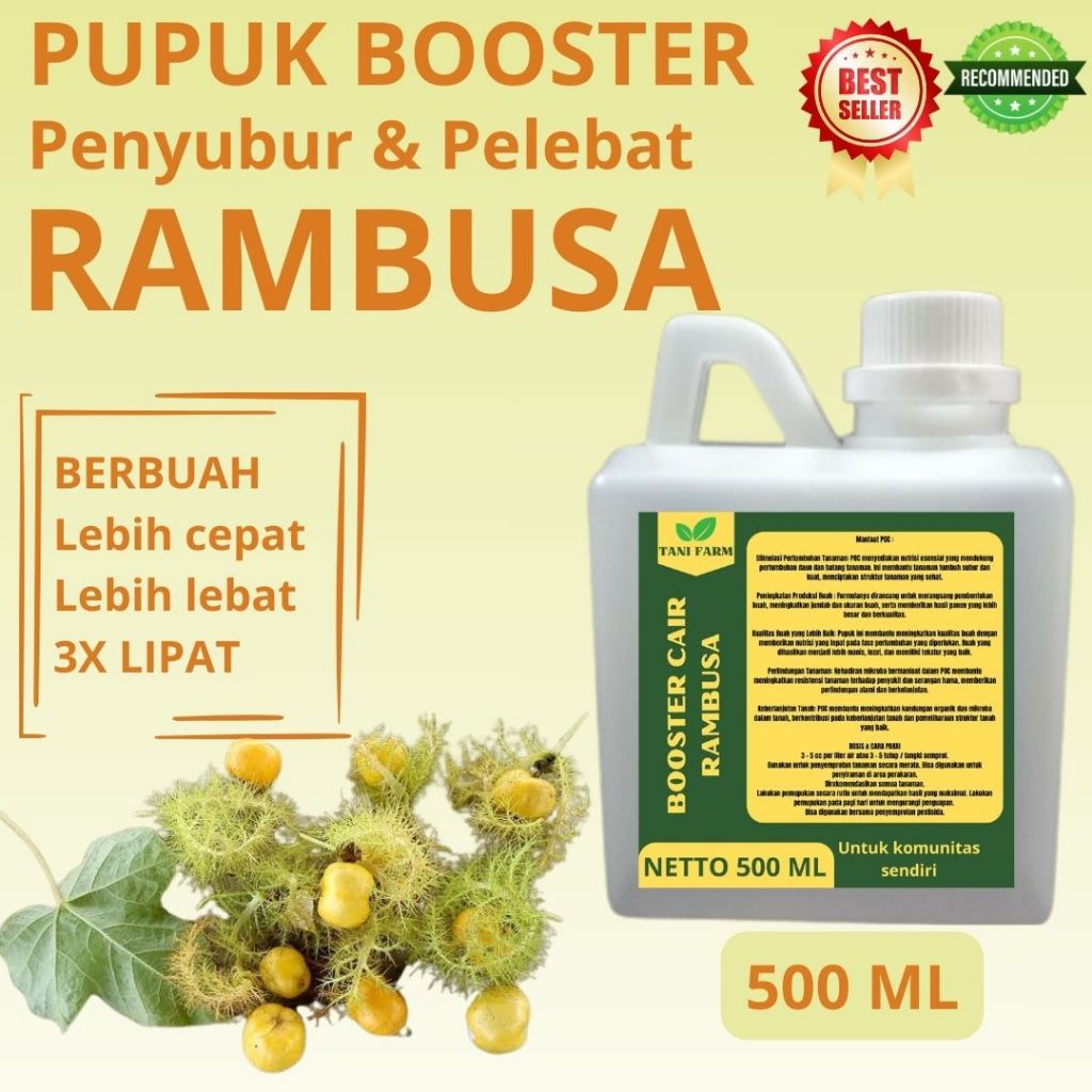 Pupuk Rambusa Buah Lebat dan Berat / Pupuk Rambusa / Pupuk Rambusa Baru Tanam / Pupuk Rambusa Cair