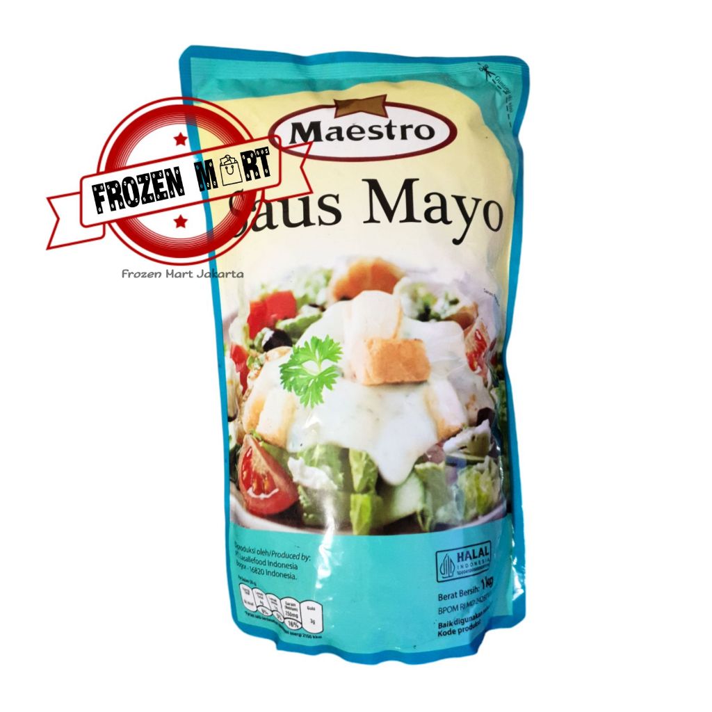 

MAESTRO Saus Mayo / Sauce Mayonaise / Salad Mayones 1Kg