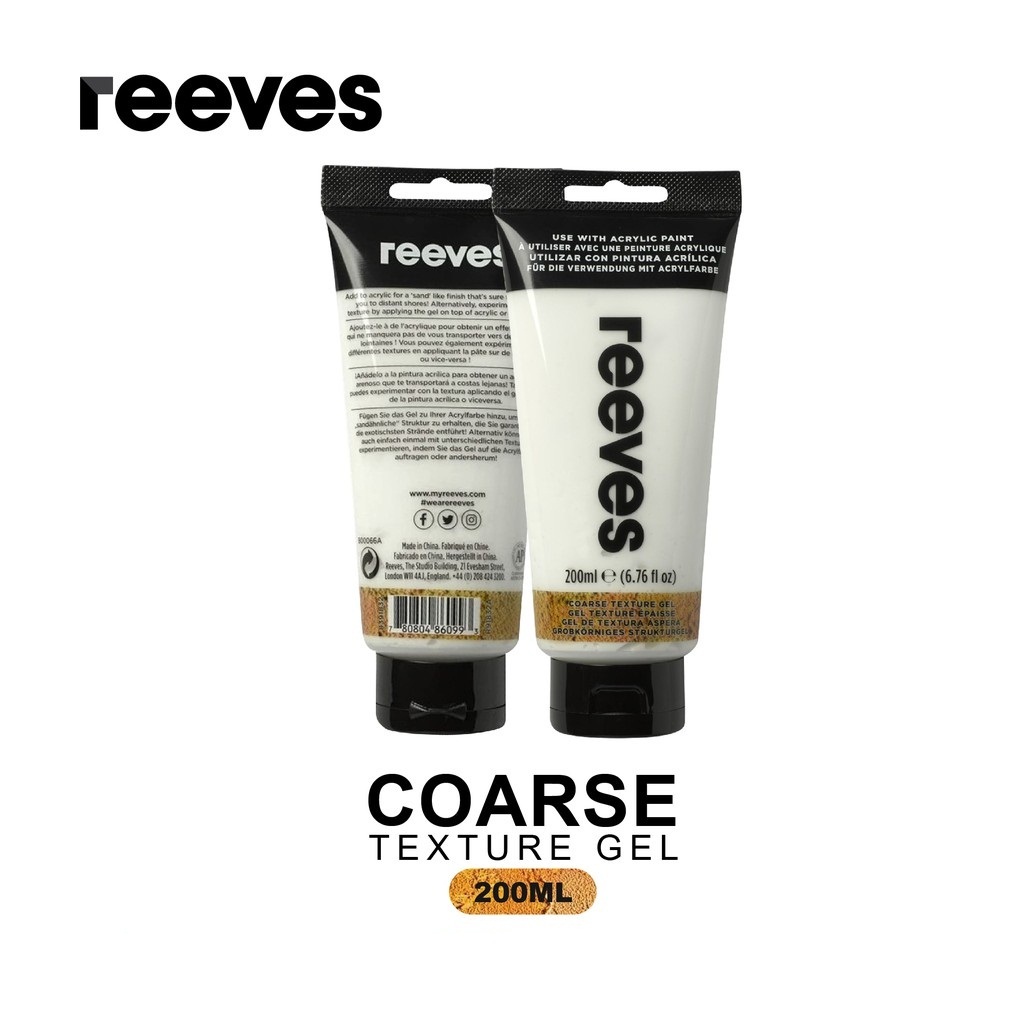 

Reeves coarse texture gel/cat acrylic tekstur pasir 200 ML