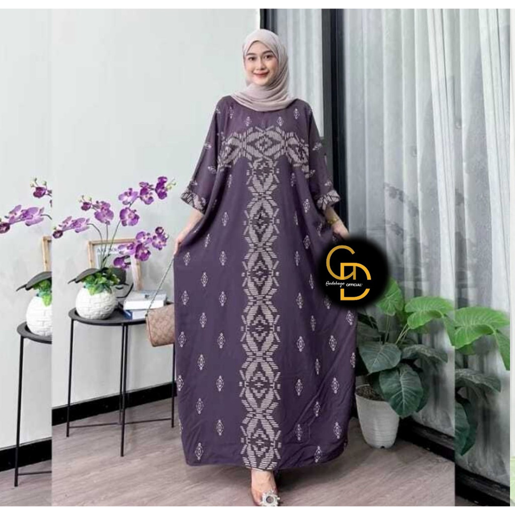 Gedebage.id - Kaftan Ayesha Rayon Tebal Jumbo LD 180cm