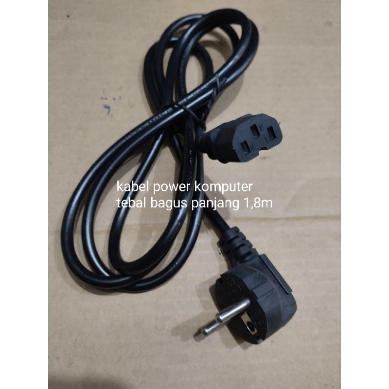 kabel power komputer dan kabel power laptop,original ,tebal bagus