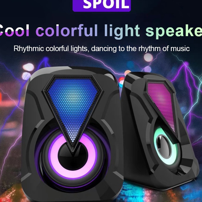 Limit Speaker Komputer Speaker Laptop Speaker Multimedia Bass 2 Channel Strong Bass And Compatibilit