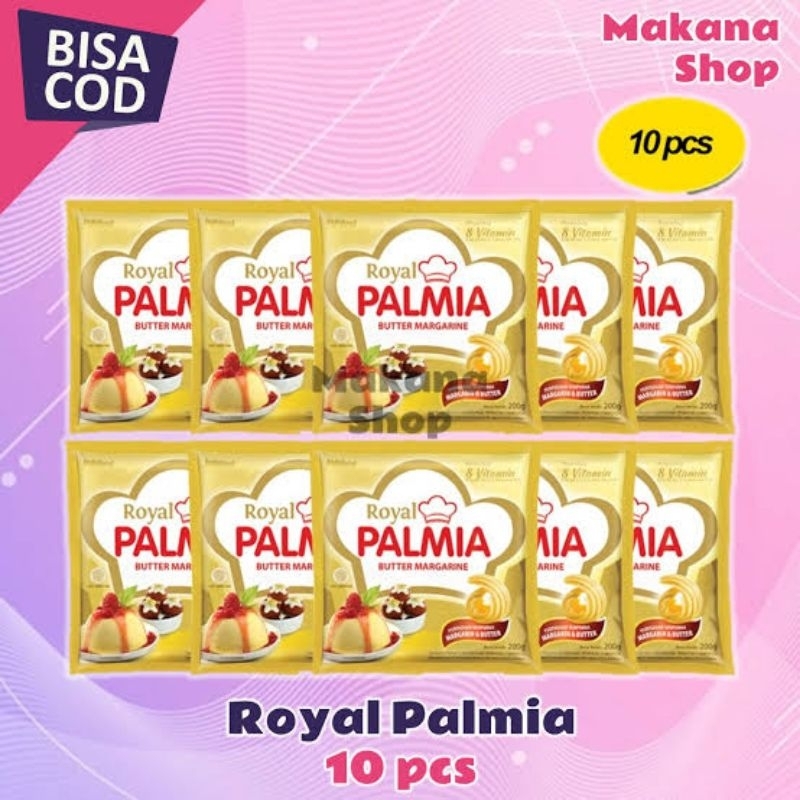 

10 Pcs Palmia Royal Butter 200 gram