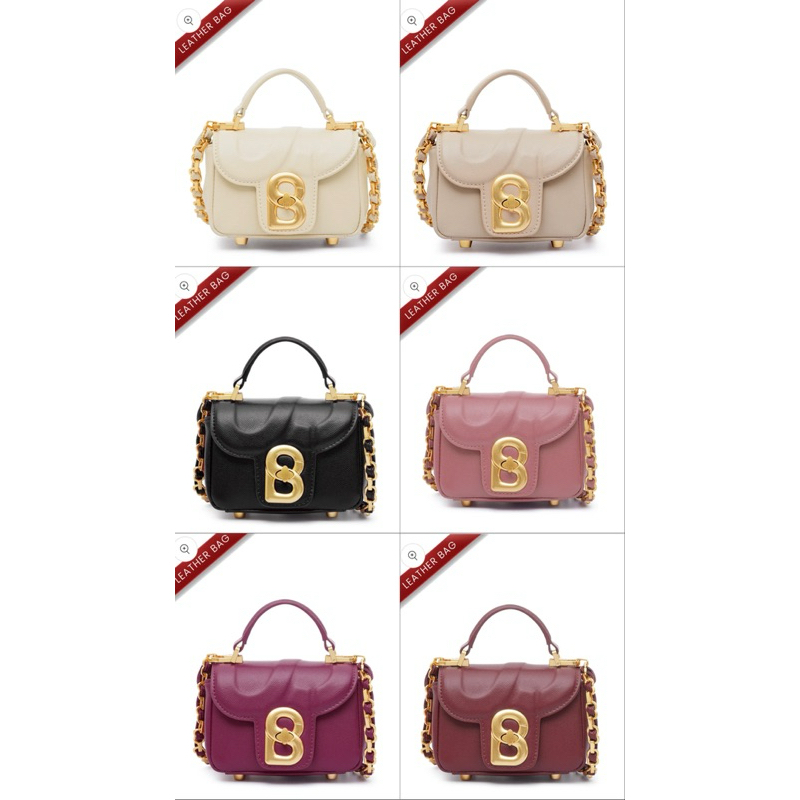 BS Alma Leather Micro Bag by Buttonscarves