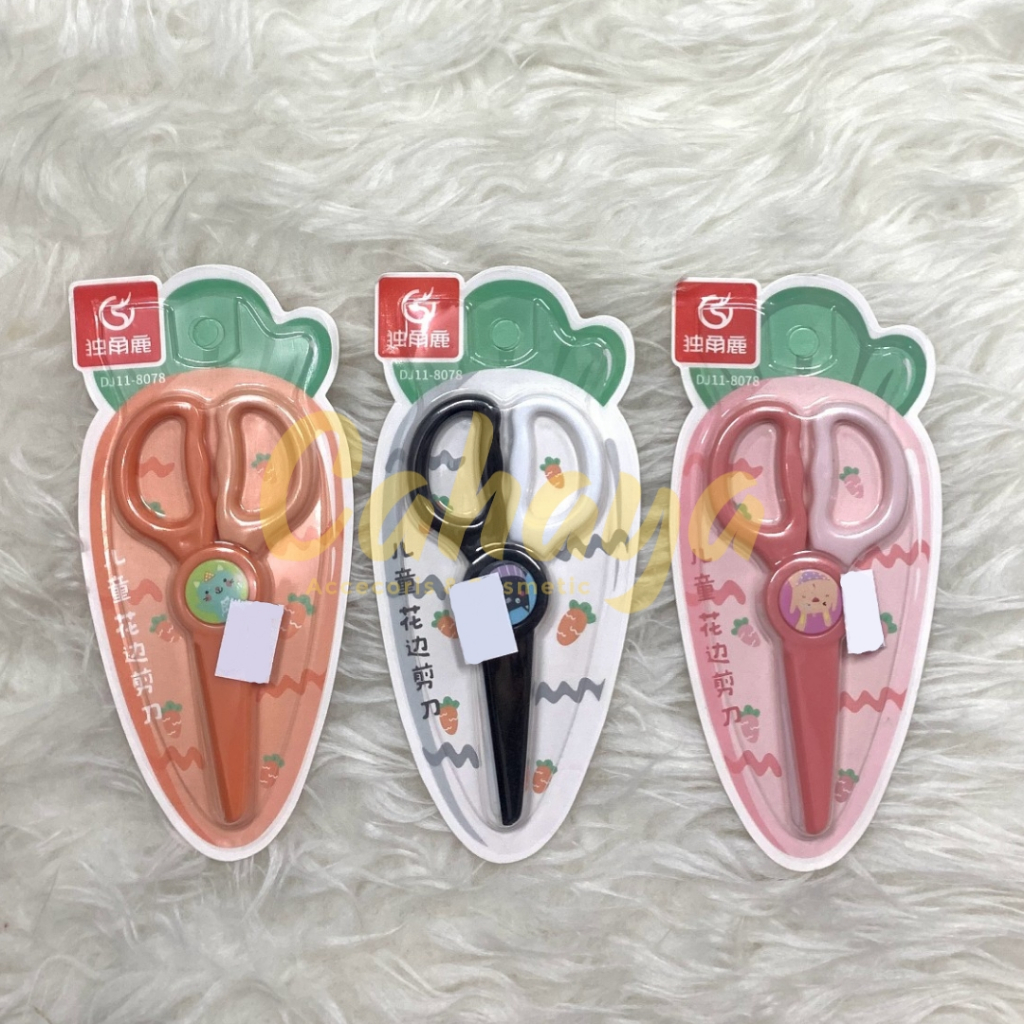 

CAHAYA - Gunting Plastik Anak Bungkus Carrot Shape