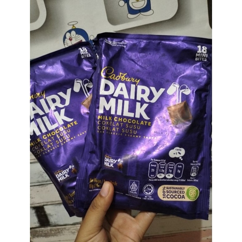 

Cadbury mini bites isi 18 exp Juli-Agustus 2025