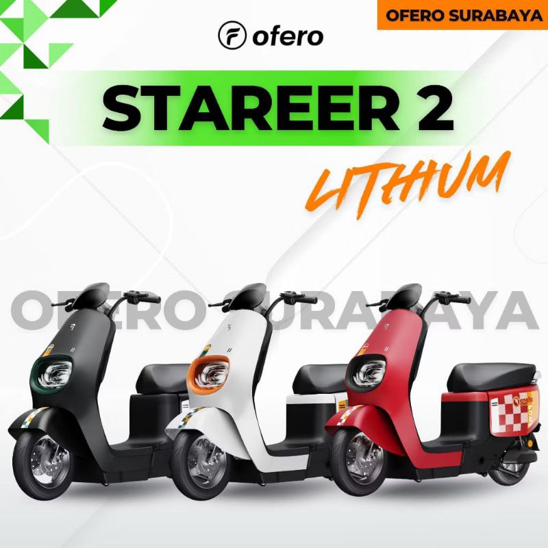 E-BIKE SEPEDA LISTRIK OFERO STAREER 2 LITHIUM || POWER 800W SPEED 53KM/H