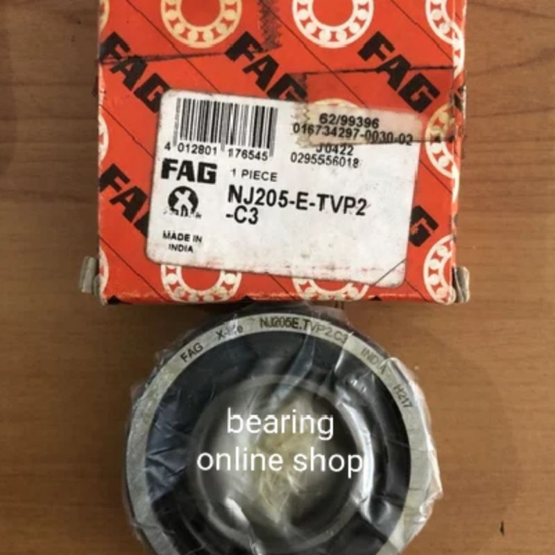 Single Row Cylindrical Roller Bearing NJ 205 E TVP 2 C3 FAG