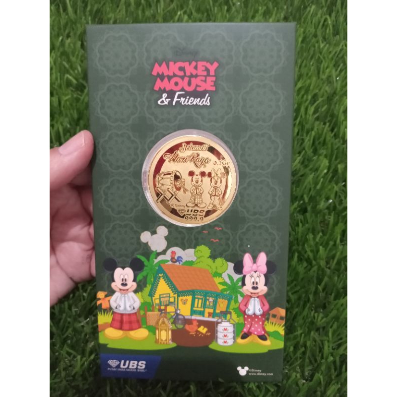 UBS GOLD miki idul fitri disney 0.2 gram angpao gift series