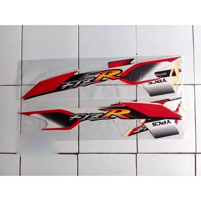 striping stiker motor yamaha fiz r merah tahun 2001 2001