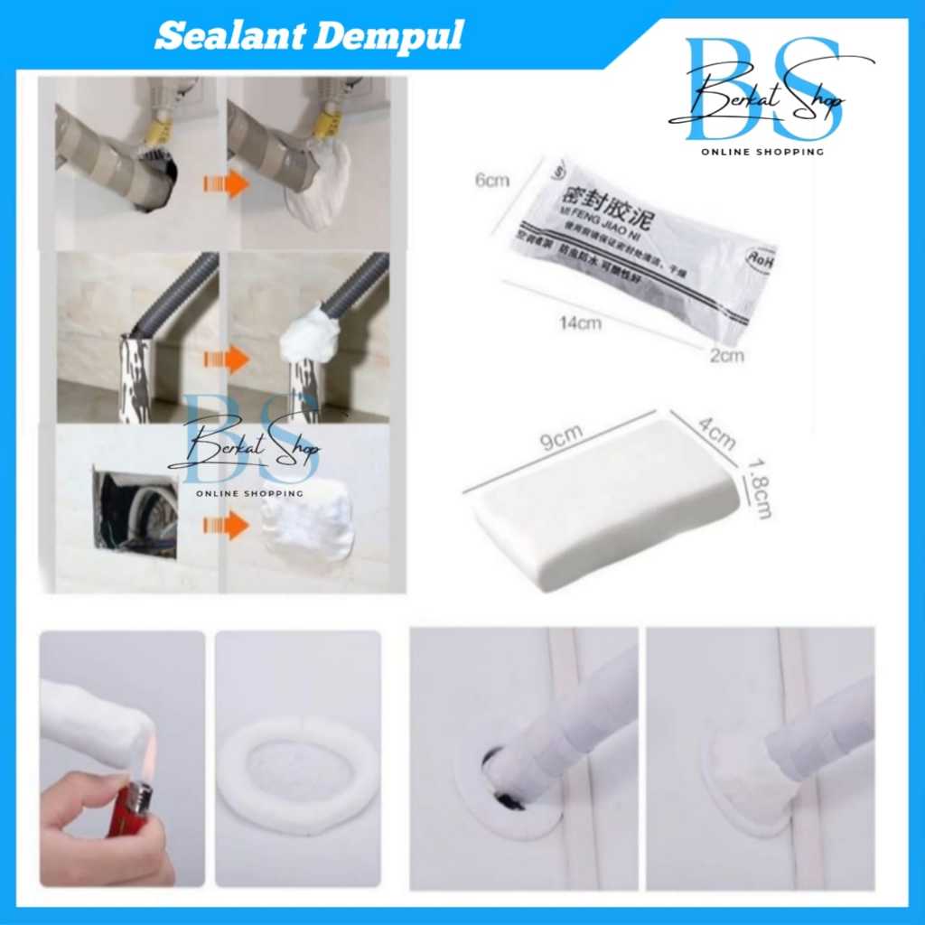 Sealant Dempul Penambal Lubang Dinding / Dempul Tembok Dinding Serbaguna
