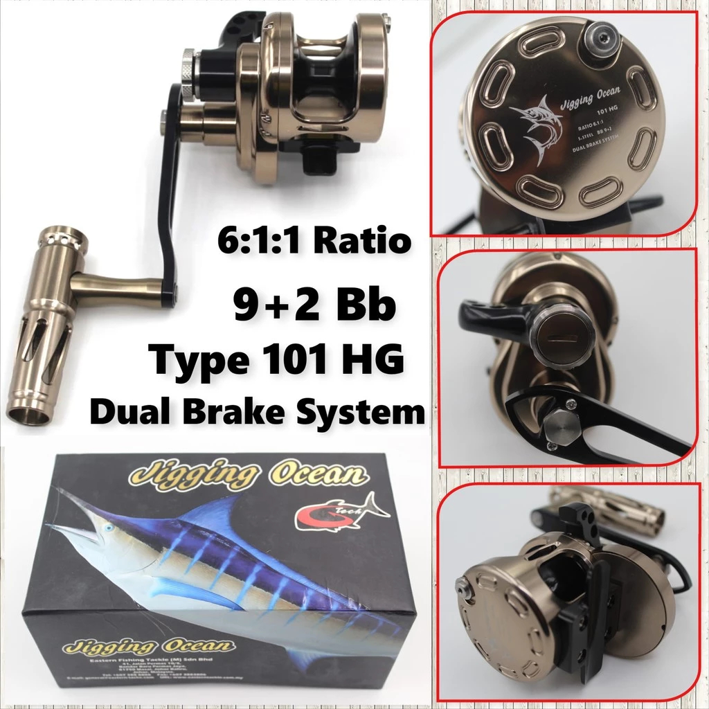 REEL OVERHEAD G-TECH JIGGING OCEAN 101 HG