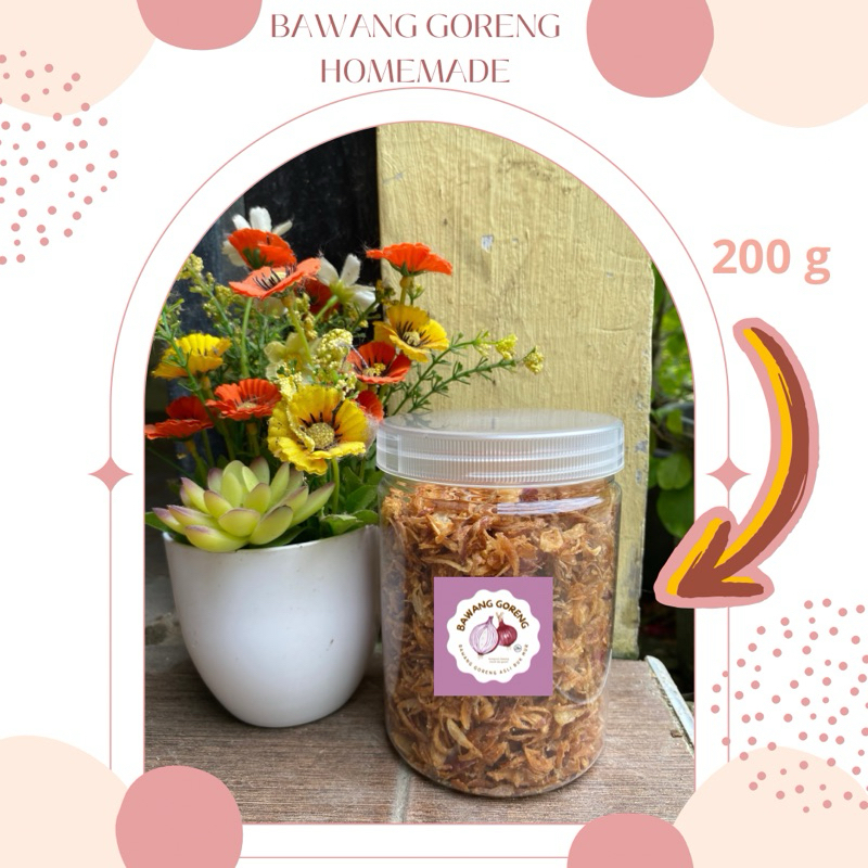 

Bawang Goreng Asli Homemade 200 g