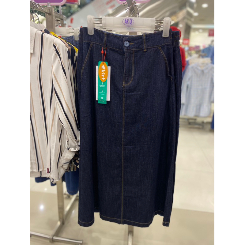 Rok jeans cewek best seller merk AKO dari MATAHARI