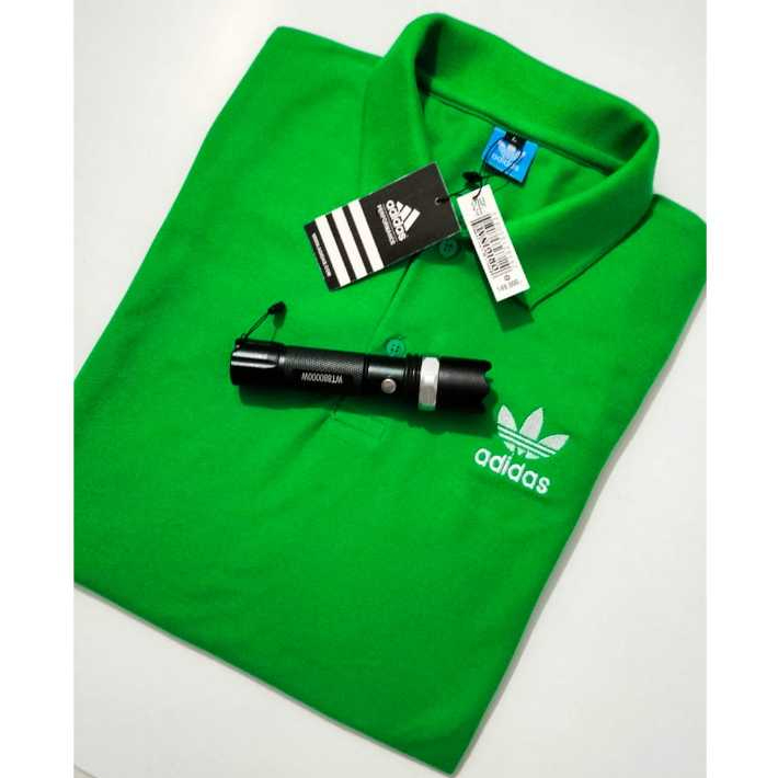 ADIDAS -tshirt polo-baju adidas kerah vintage -kaos kerah pria