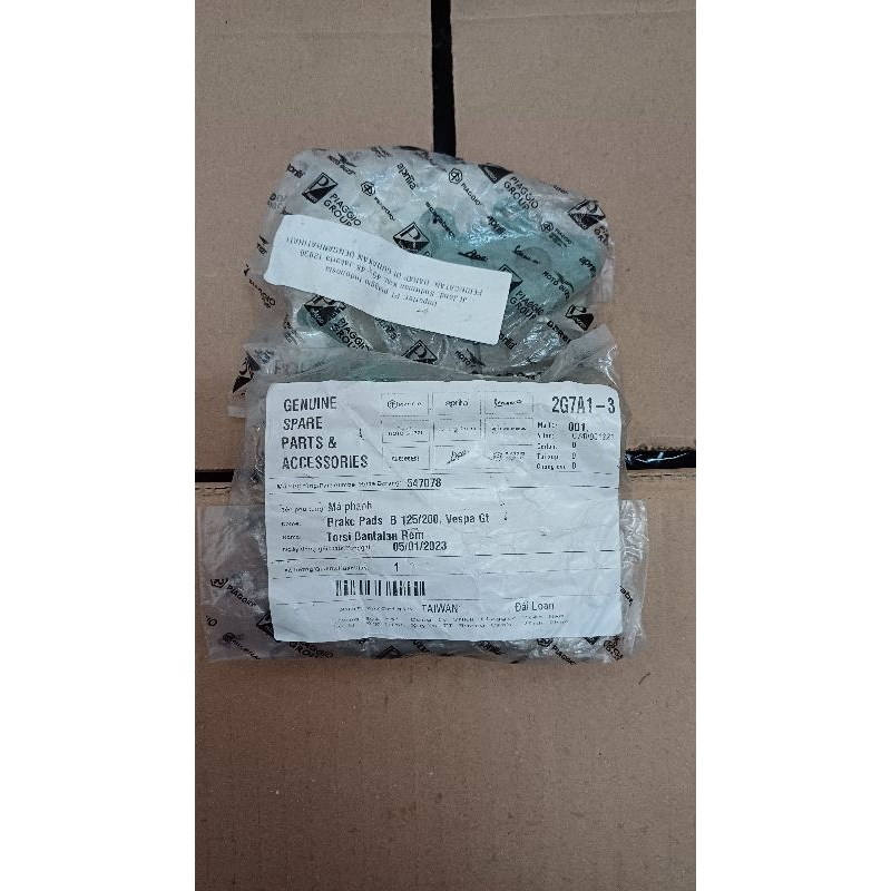 Sparepart Vespa Brake Pads / Kampas rem GTS