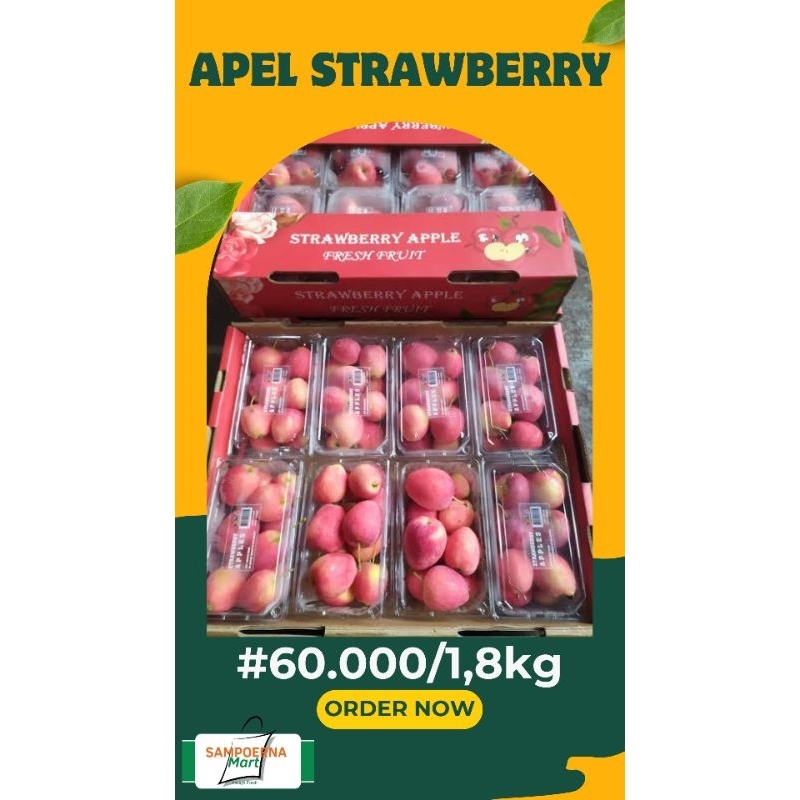 

Apel Strawberry/Cherry pack 1,8kg