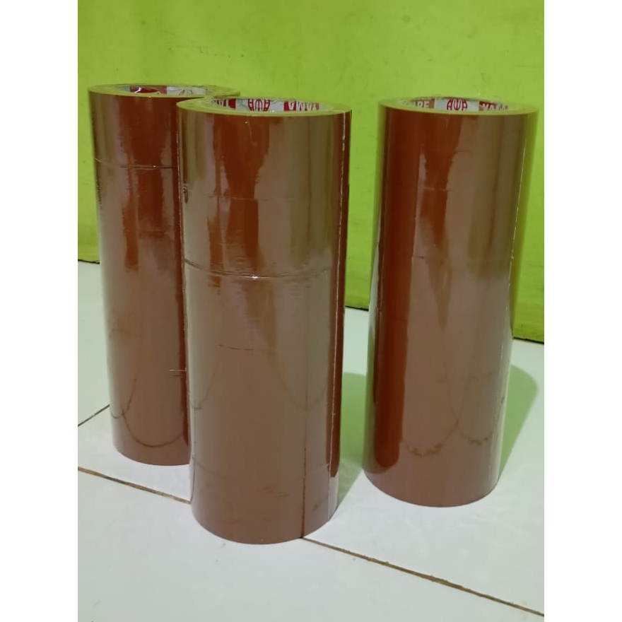 

LAKBAN MURAH COKLAT 1 SLOP 45mm x 90yard HARGA TEREKONOMIS